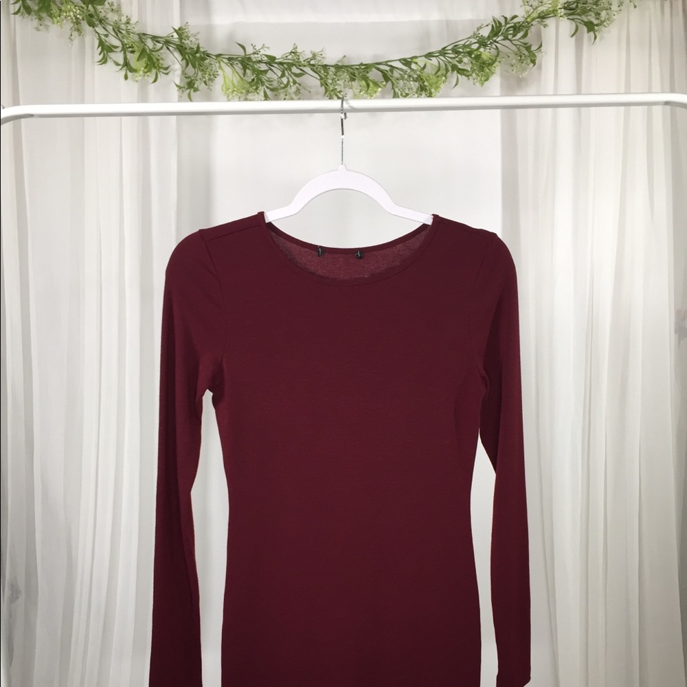 Burgundy Bodycon Dress